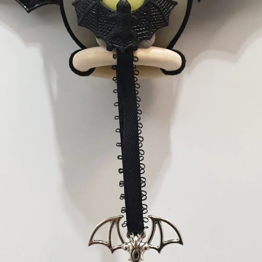 Totoro Gothic Bat Hanger Car Ornament Charm Wall Door Decor Halloween Accessory